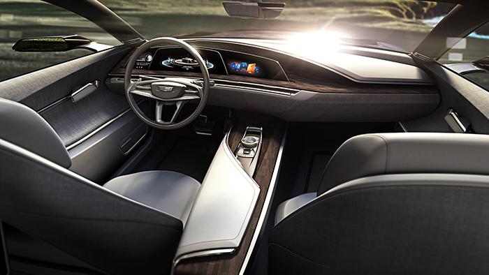 The interior Interior of Cadillac Escala Concept