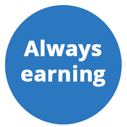 Chase Freedom Unlimited Always earning