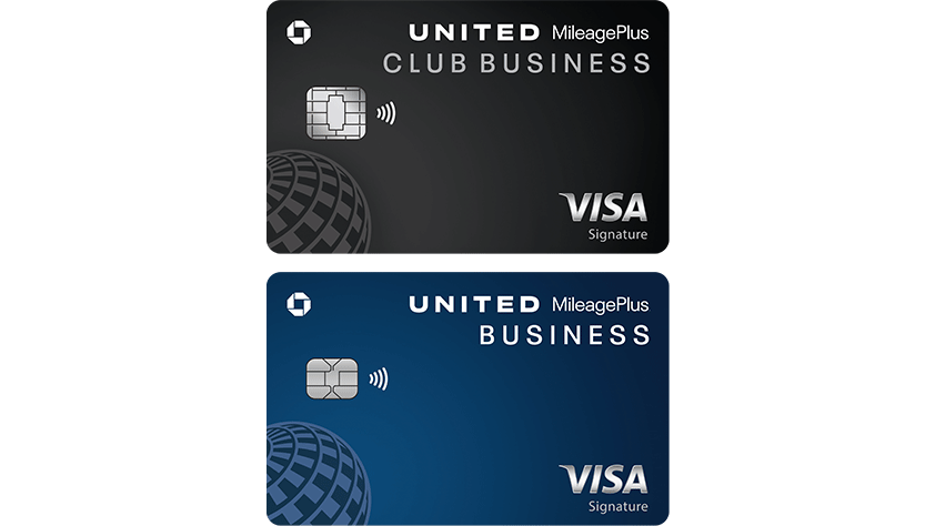 MileagePlus Club Business Card, Presidential Plus Business Card, Explorer Business Card, Business MileagePlus VISA card