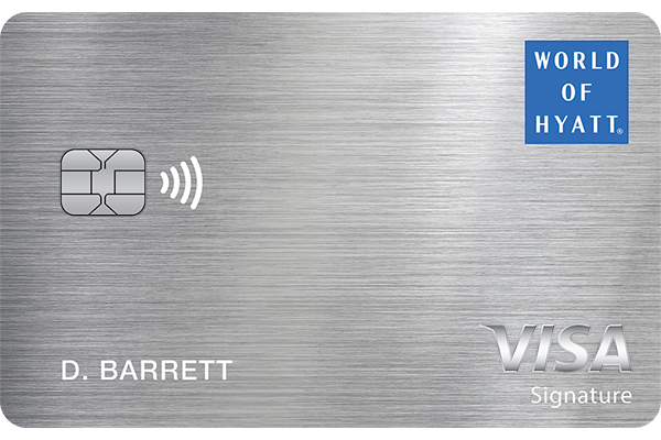 WORLD OF HYATT Visa Signature Contactless Credit Card