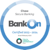 Chase Secure Banking, certificada por Bank On 2023-2024