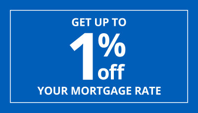 Get upto 1 percent off on your mortgage rate