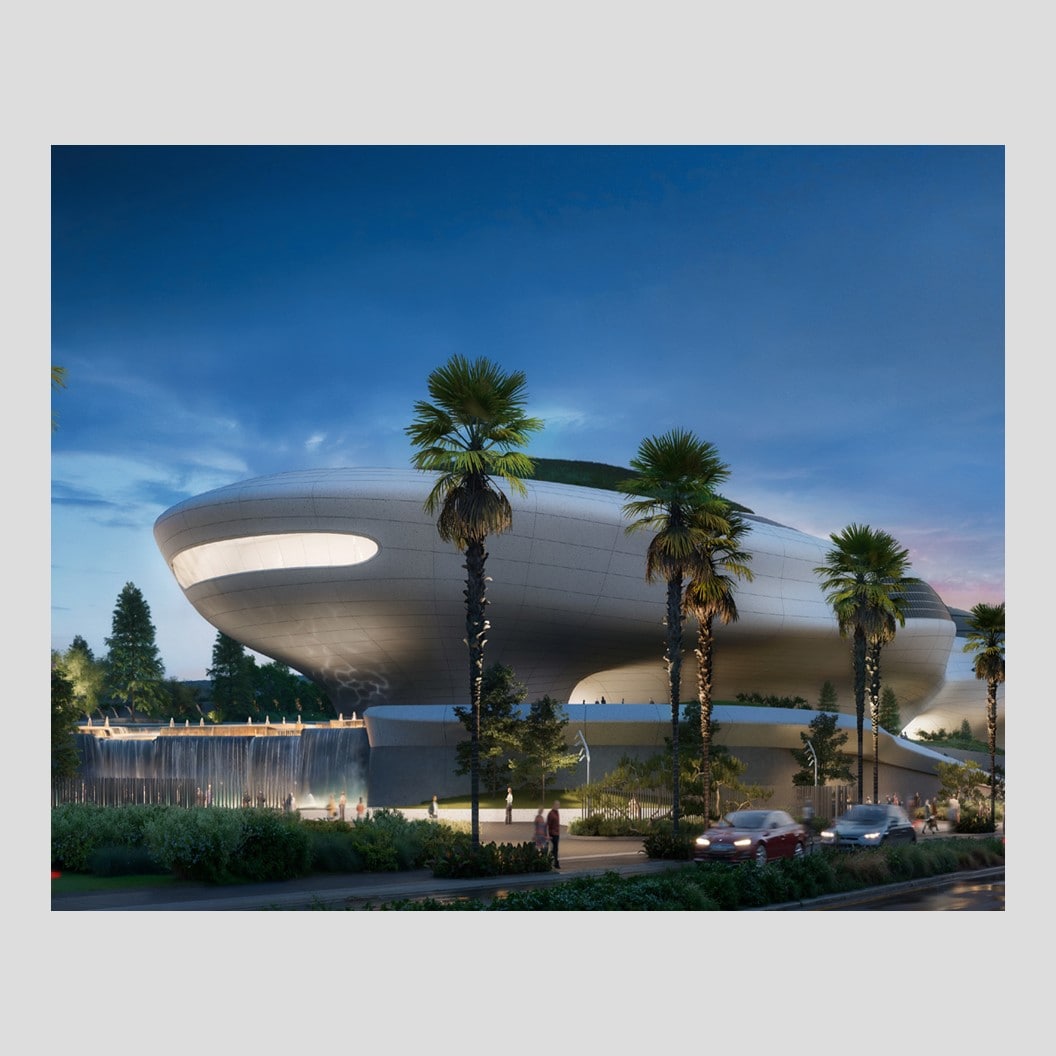 Lucas museum of narrative art, located in Los Angeles, CA