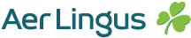 Aer Lingus logo; links to Aer Lingus chase page