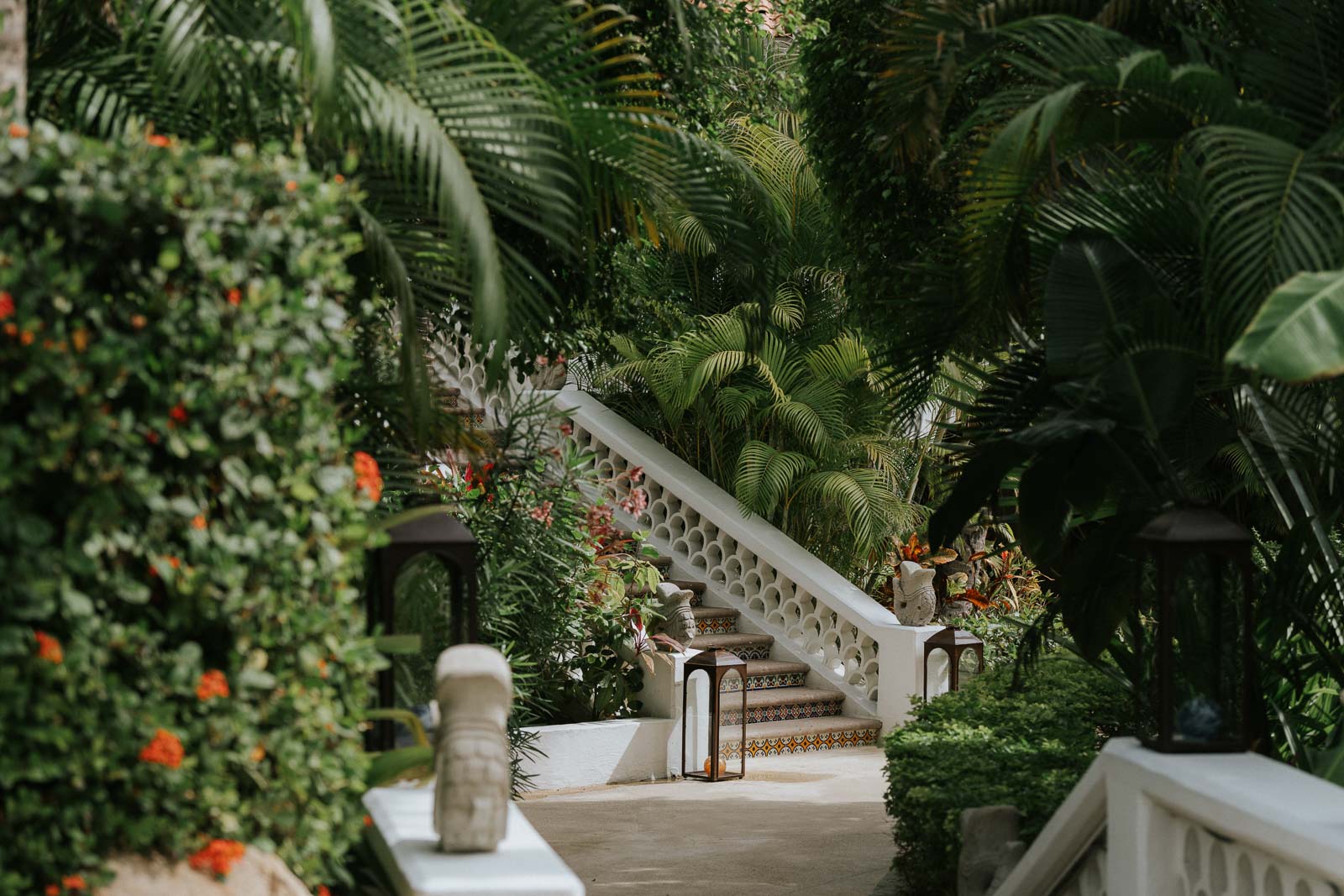 Outdoor stairwell