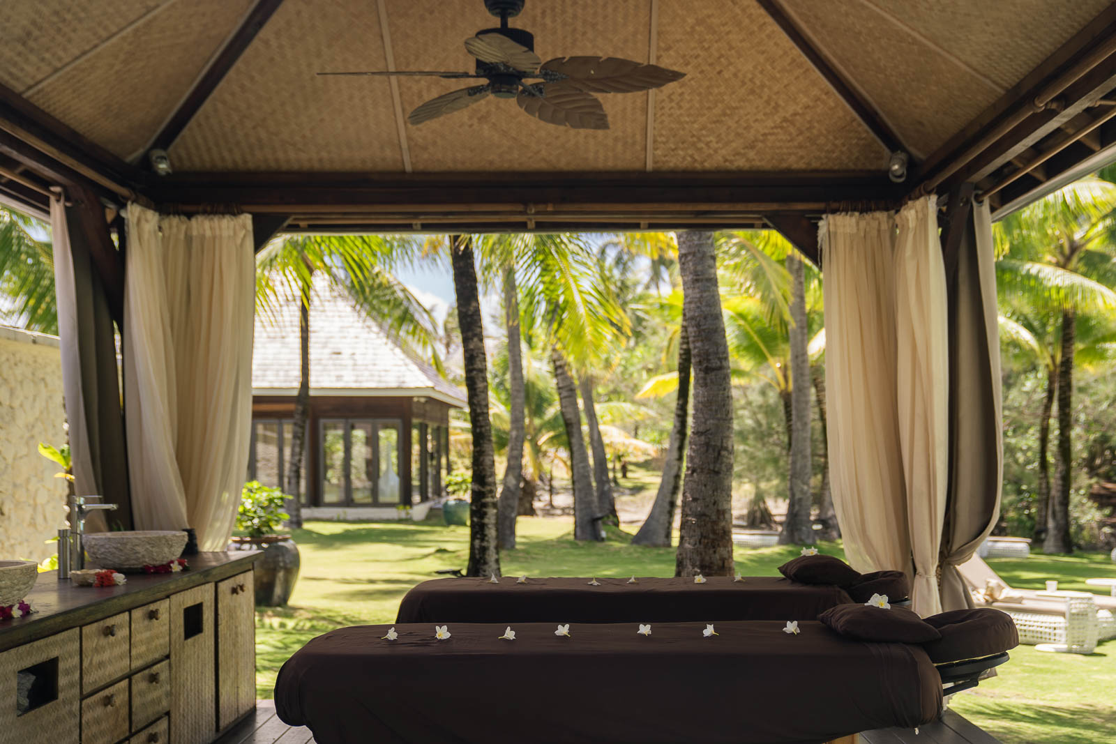 Outside spa