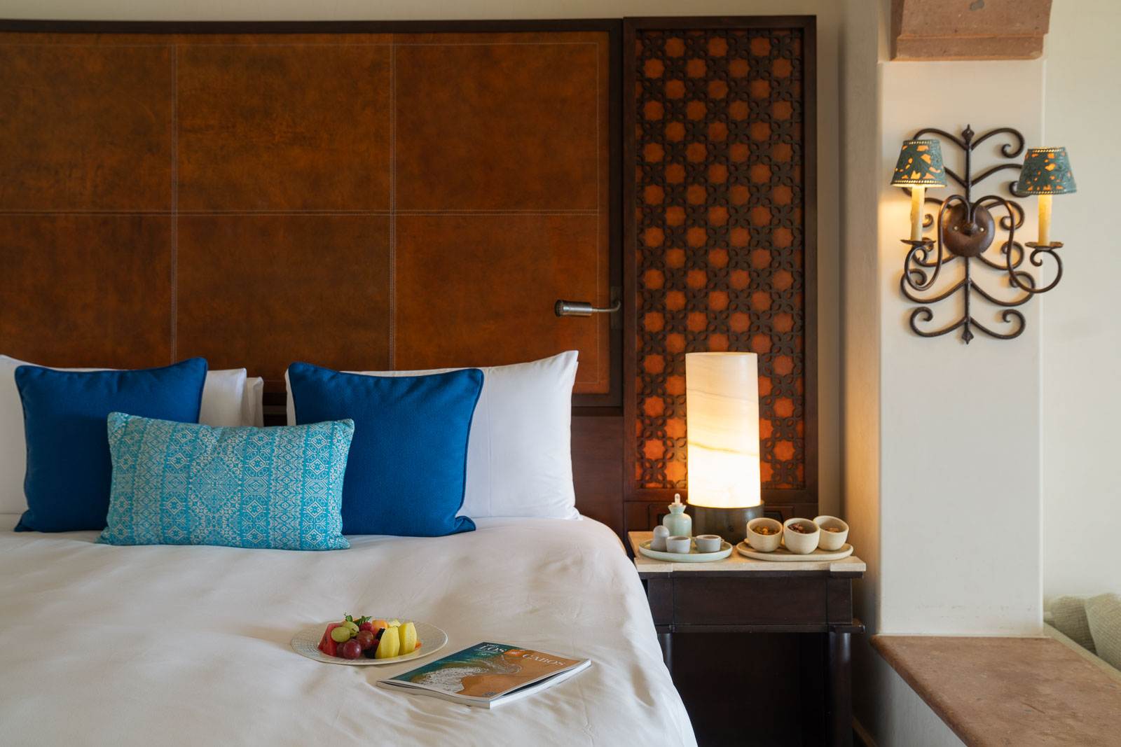 Headboard of bed