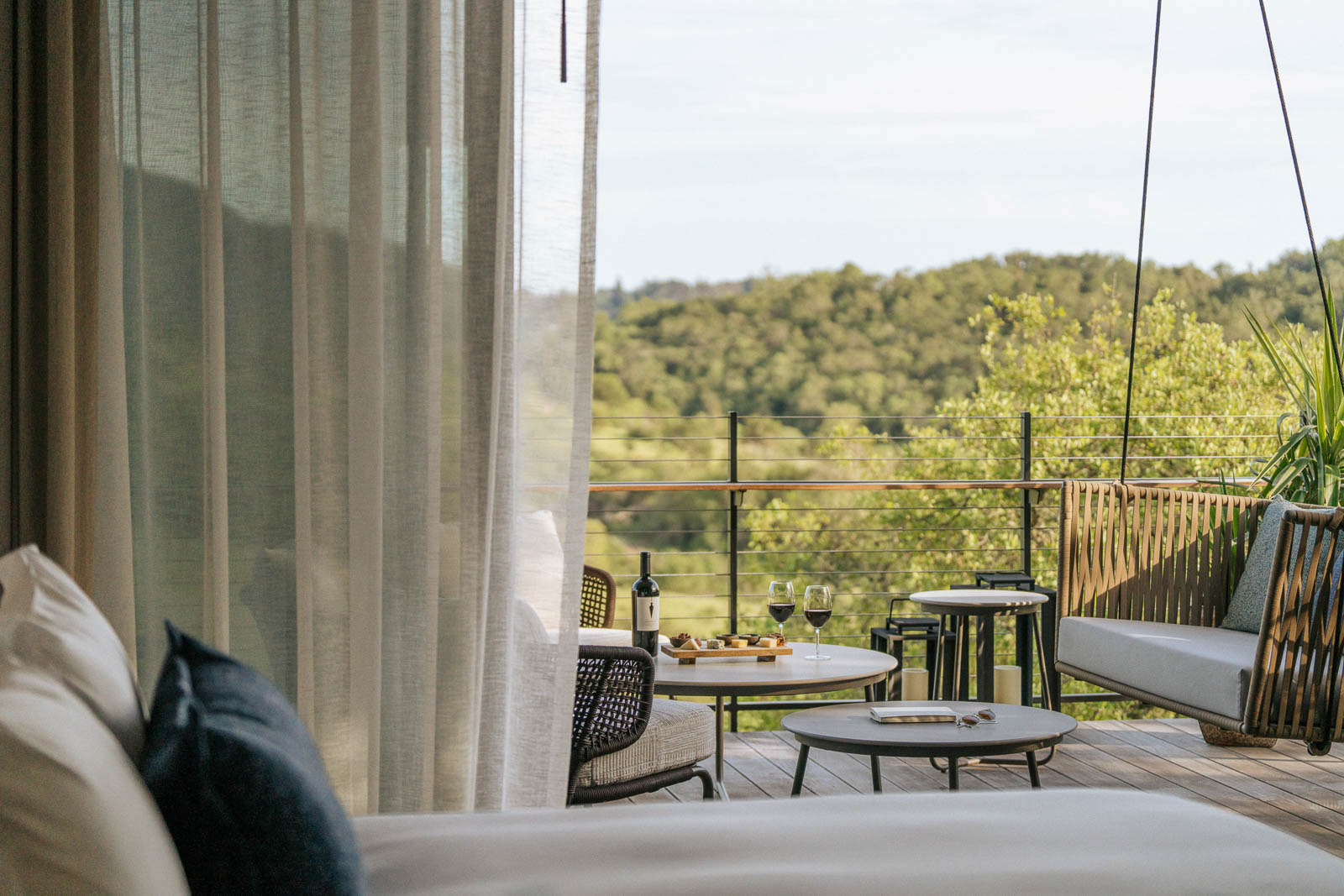 Private balcony