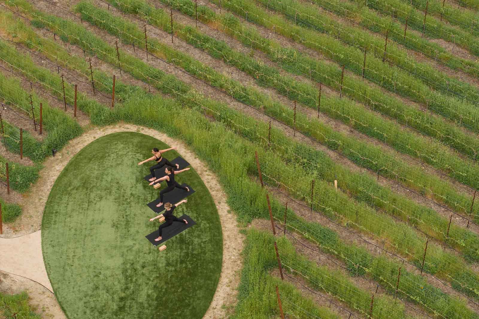 Outdoor yoga