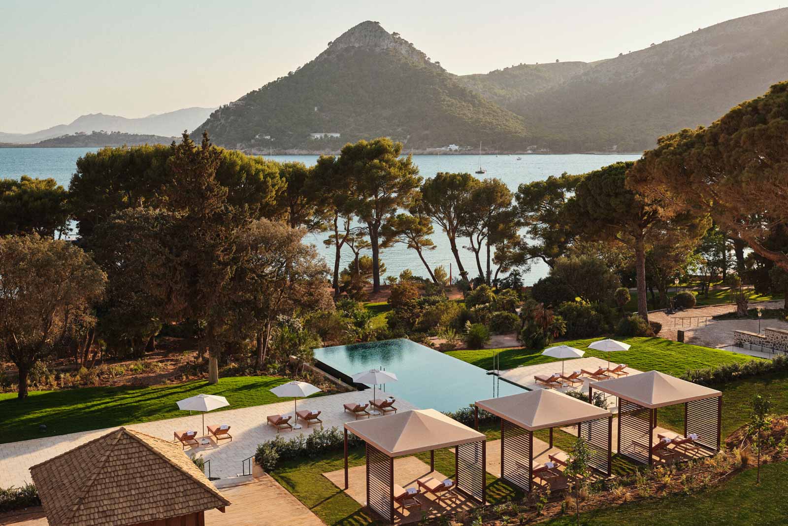 Pool near a bay