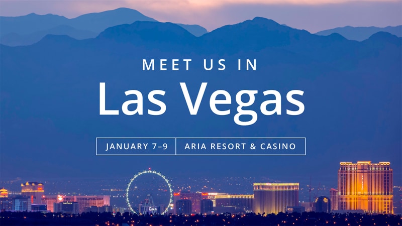 Meet Us in Las Vegas, January 7-9, Aria Resort & Casino