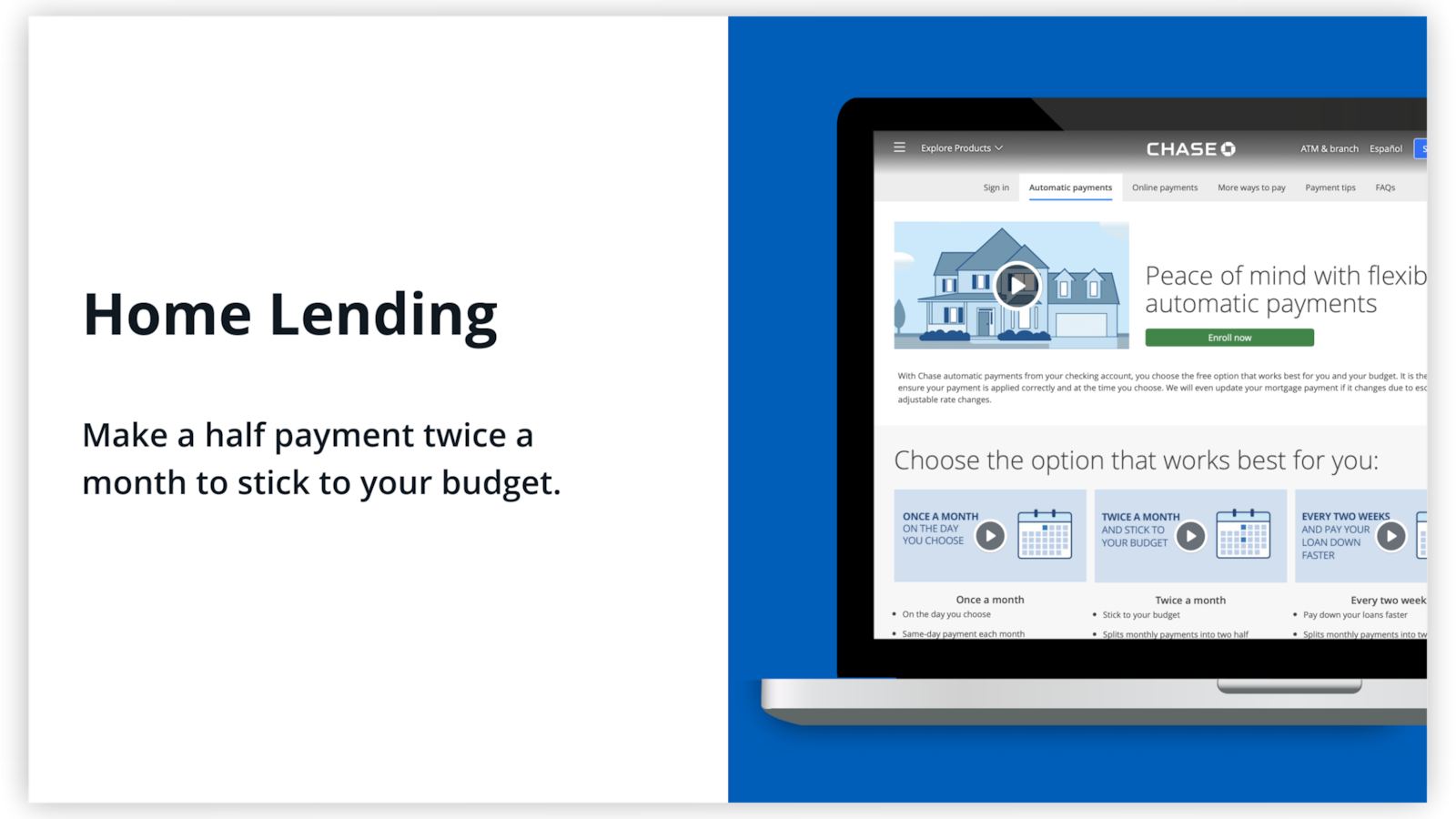Twice a month, and stick to your budget.