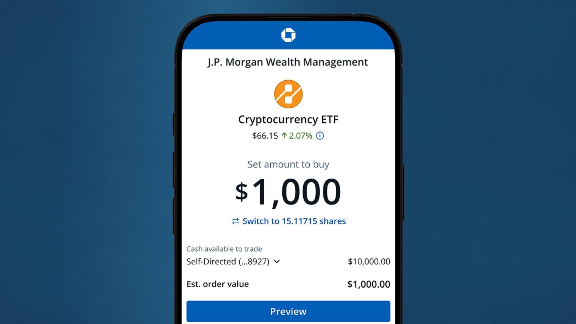 Invest in Cryptocurrency ETFs with J.P. Morgan | Chase