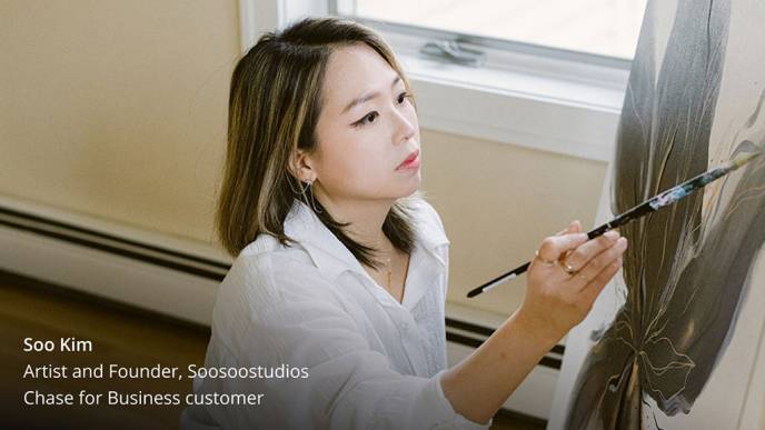 Soo Kim, Artist and Founder, Soosoostudios, Chase for Business customer
