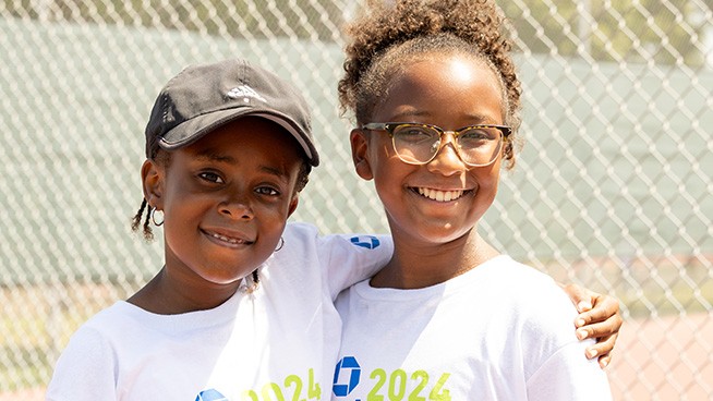 Participants smiling