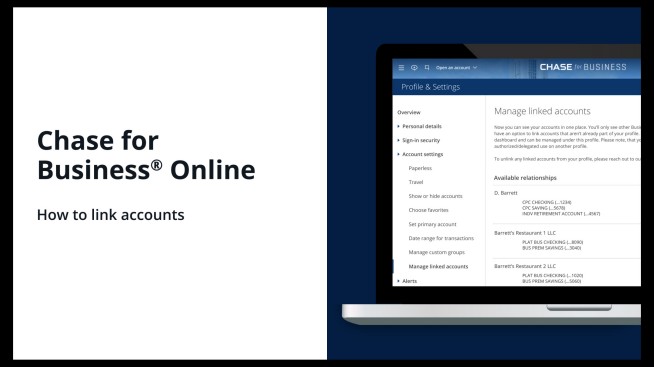 Link Your Chase Business and Personal Accounts, Helpful Tips