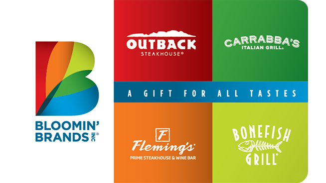 Bloomin' Brands gift card