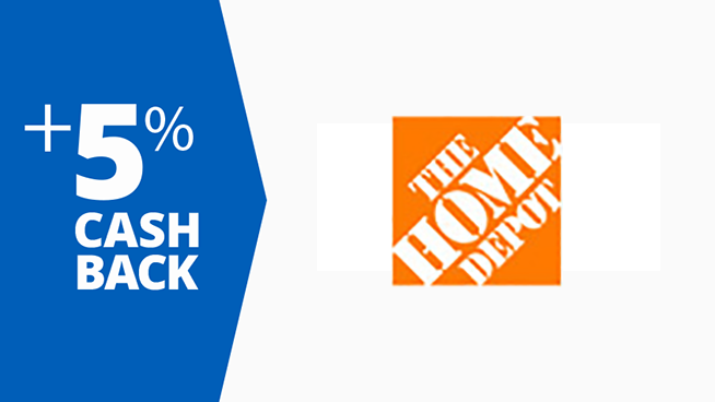 Home Depot 5% cash back