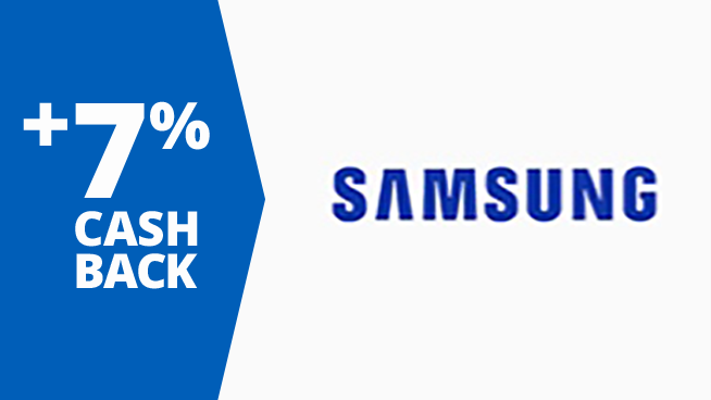 Samsung 7% cash back