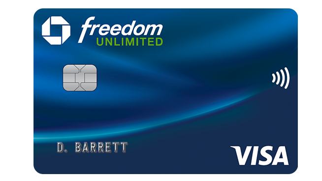 Chase Freedom Unlimited card