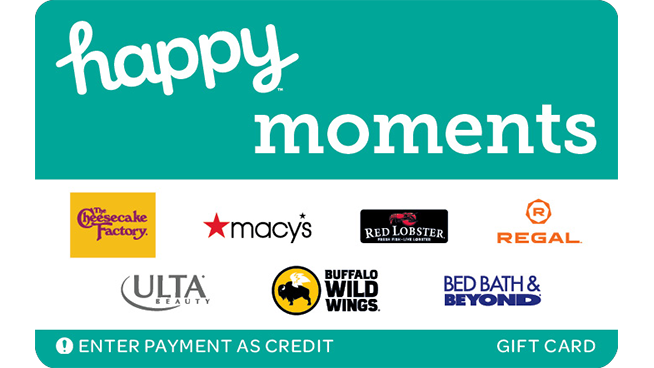 Happy Moments gift card