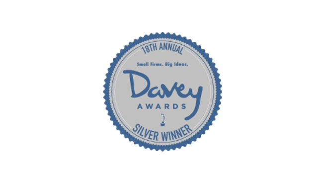 18th annual Small firms. Big ideas. Davey awards Silver win