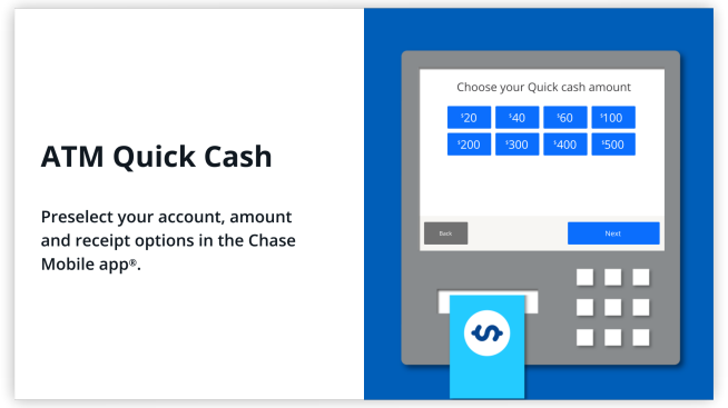 ATM Quick Cash | Helpful Tips | Chase.com