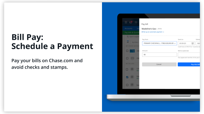 Chase quick clearance pay zelle