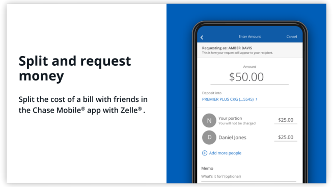 Split And Request Money Helpful Tips Chase Com
